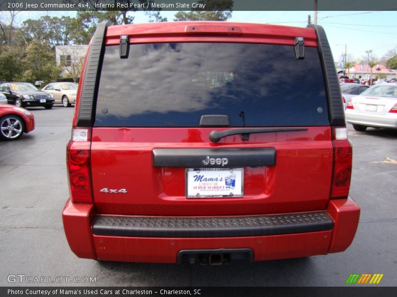 Inferno Red Pearl / Medium Slate Gray 2006 Jeep Commander 4x4