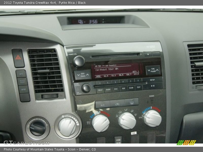 Pyrite Mica / Black 2012 Toyota Tundra CrewMax 4x4