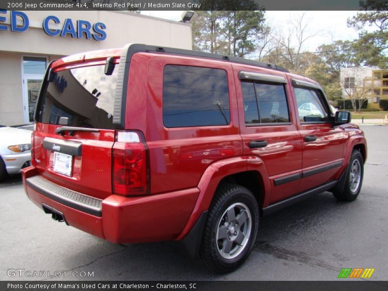 Inferno Red Pearl / Medium Slate Gray 2006 Jeep Commander 4x4