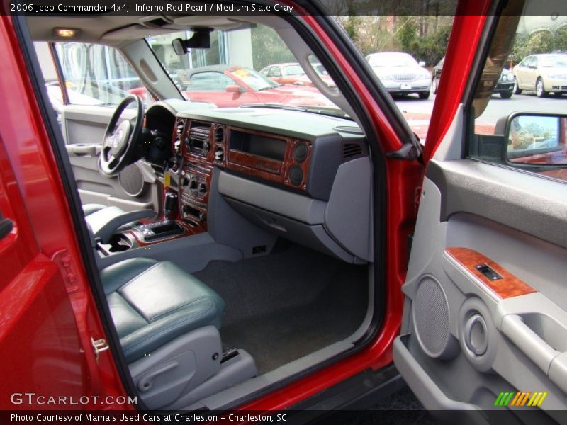 Inferno Red Pearl / Medium Slate Gray 2006 Jeep Commander 4x4