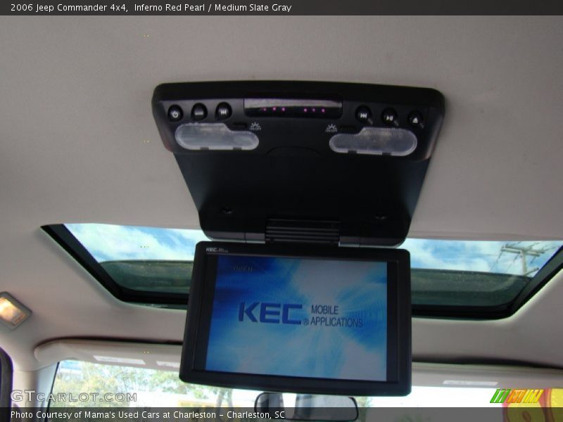 Inferno Red Pearl / Medium Slate Gray 2006 Jeep Commander 4x4