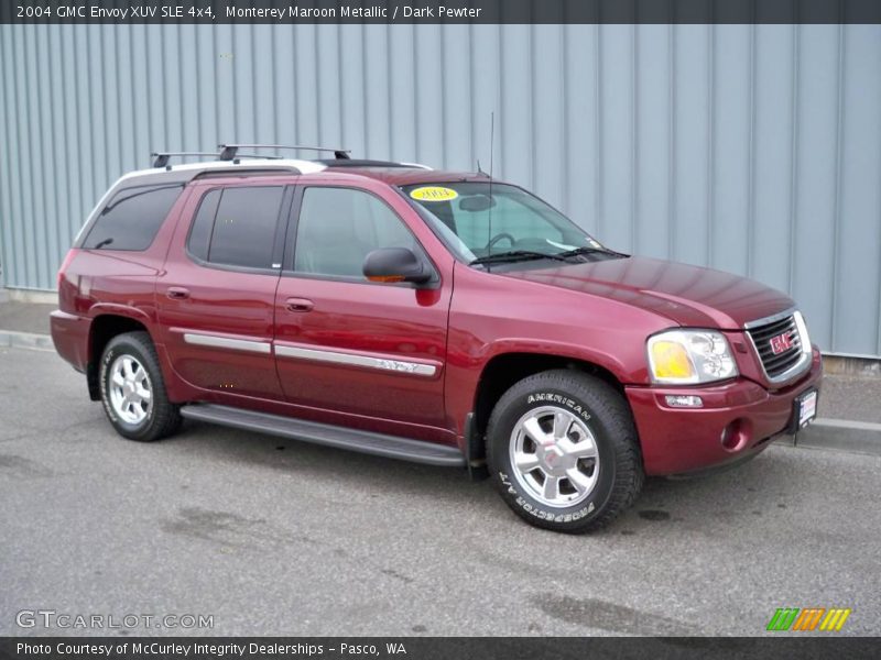 Monterey Maroon Metallic / Dark Pewter 2004 GMC Envoy XUV SLE 4x4