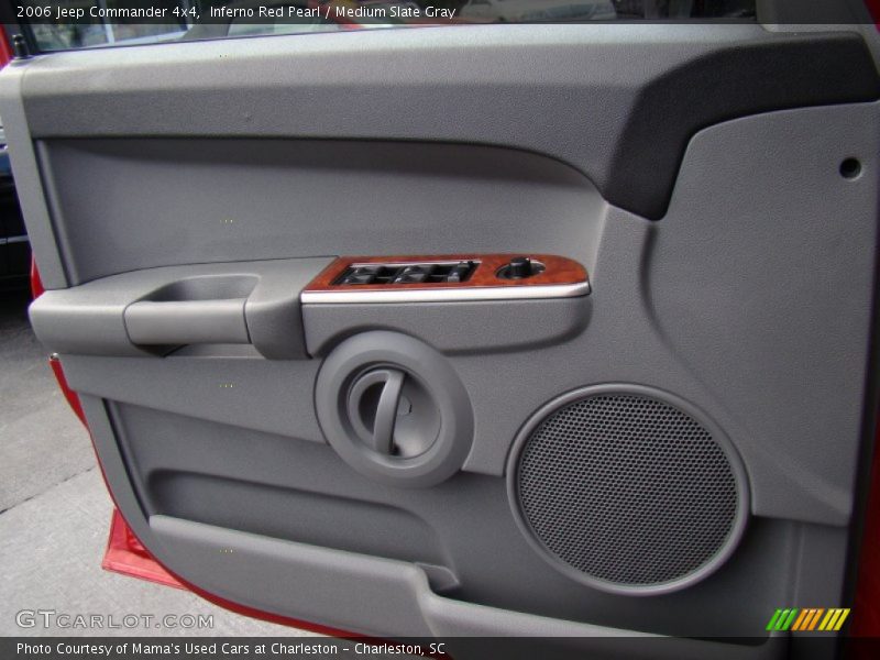 Inferno Red Pearl / Medium Slate Gray 2006 Jeep Commander 4x4
