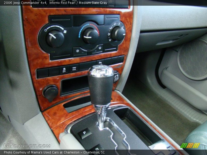 Inferno Red Pearl / Medium Slate Gray 2006 Jeep Commander 4x4