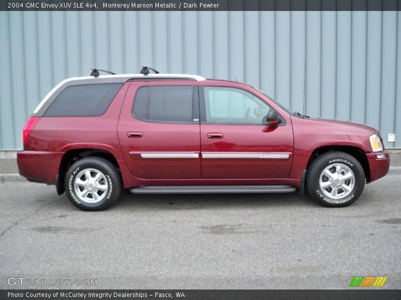 Monterey Maroon Metallic / Dark Pewter 2004 GMC Envoy XUV SLE 4x4