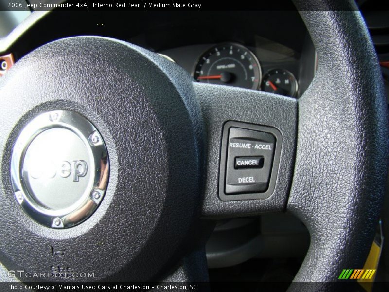 Inferno Red Pearl / Medium Slate Gray 2006 Jeep Commander 4x4