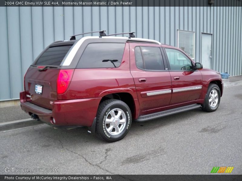 Monterey Maroon Metallic / Dark Pewter 2004 GMC Envoy XUV SLE 4x4