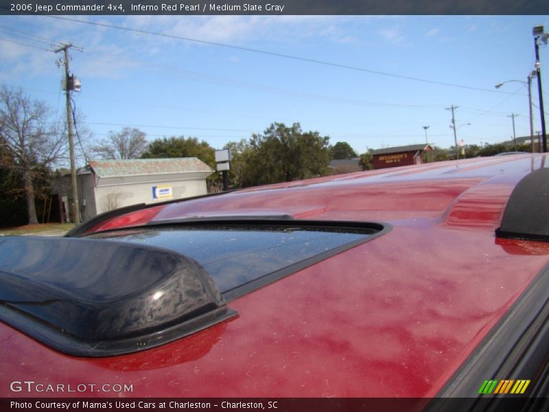 Inferno Red Pearl / Medium Slate Gray 2006 Jeep Commander 4x4