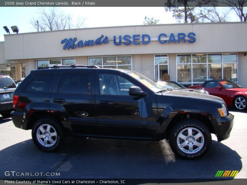 Black / Khaki 2008 Jeep Grand Cherokee Laredo