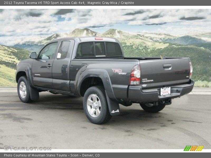 Magnetic Gray Mica / Graphite 2012 Toyota Tacoma V6 TRD Sport Access Cab 4x4