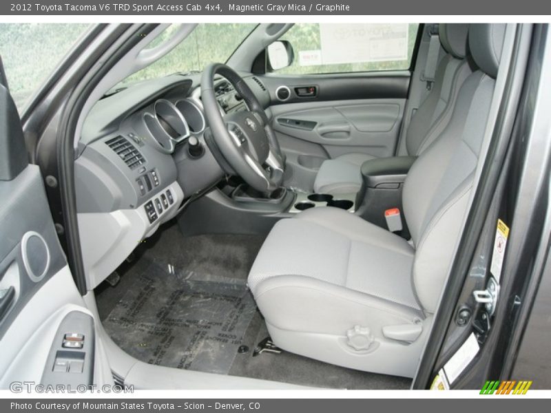 Magnetic Gray Mica / Graphite 2012 Toyota Tacoma V6 TRD Sport Access Cab 4x4