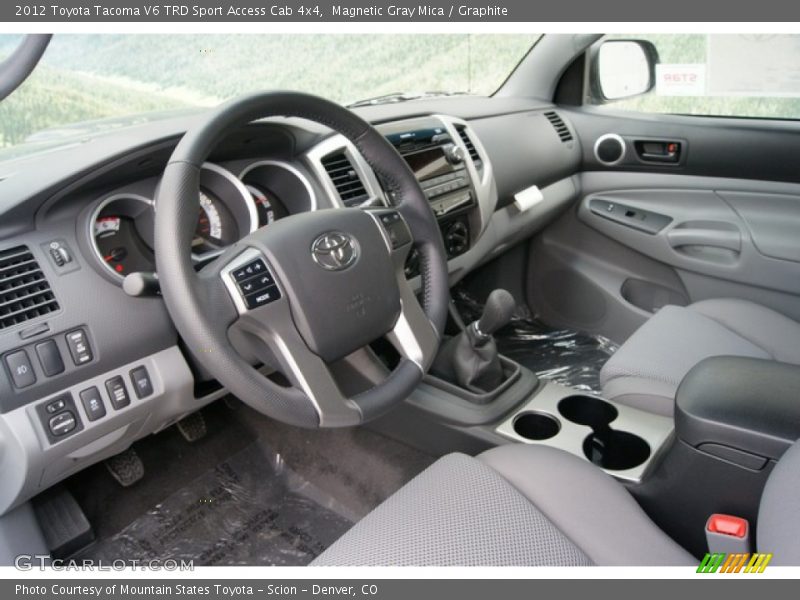  2012 Tacoma V6 TRD Sport Access Cab 4x4 Graphite Interior
