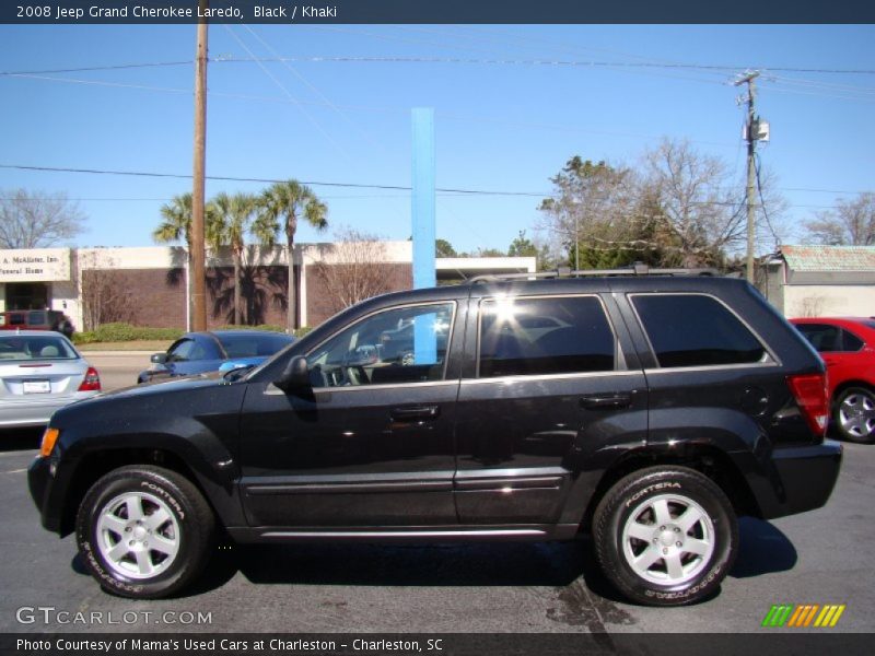 Black / Khaki 2008 Jeep Grand Cherokee Laredo