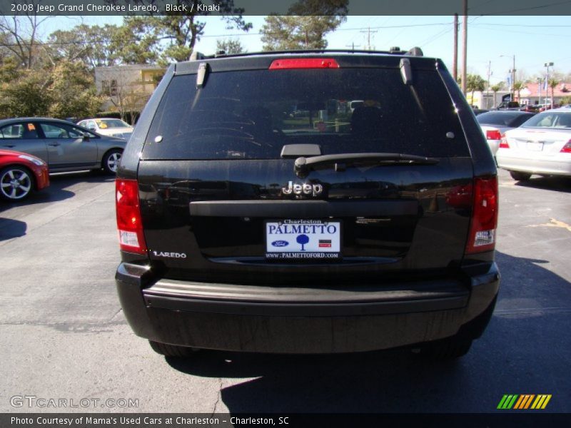 Black / Khaki 2008 Jeep Grand Cherokee Laredo