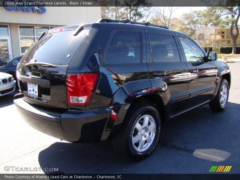 Black / Khaki 2008 Jeep Grand Cherokee Laredo
