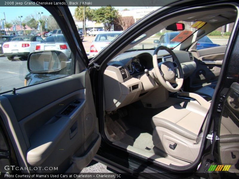 Black / Khaki 2008 Jeep Grand Cherokee Laredo