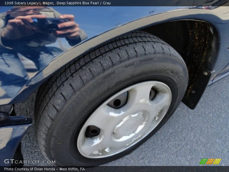 Deep Sapphire Blue Pearl / Gray 1998 Subaru Legacy L Wagon