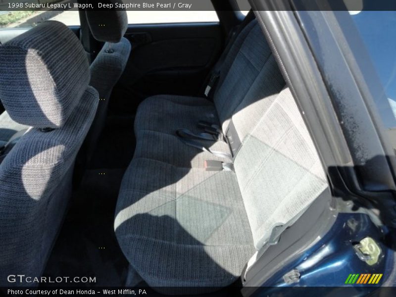 Deep Sapphire Blue Pearl / Gray 1998 Subaru Legacy L Wagon