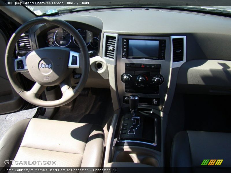 Black / Khaki 2008 Jeep Grand Cherokee Laredo