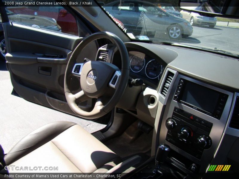Black / Khaki 2008 Jeep Grand Cherokee Laredo