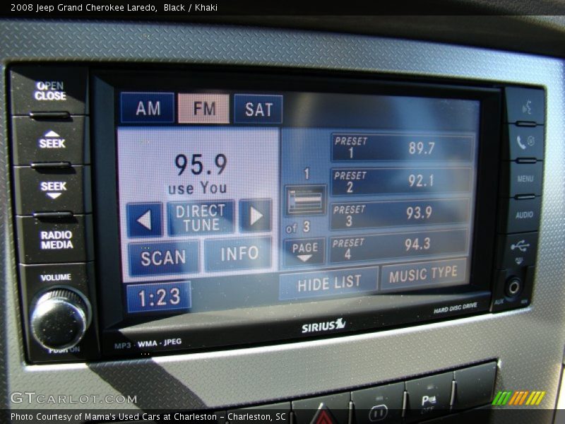 Black / Khaki 2008 Jeep Grand Cherokee Laredo