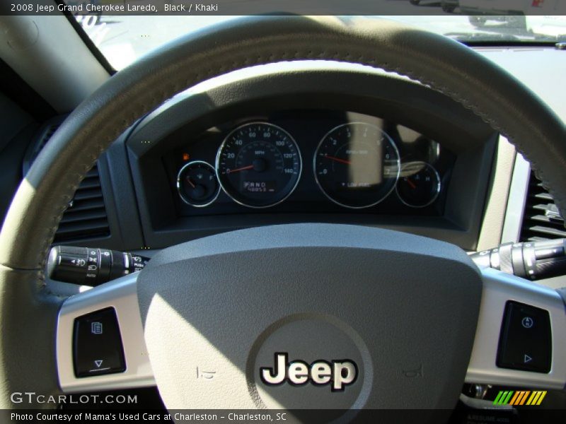 Black / Khaki 2008 Jeep Grand Cherokee Laredo