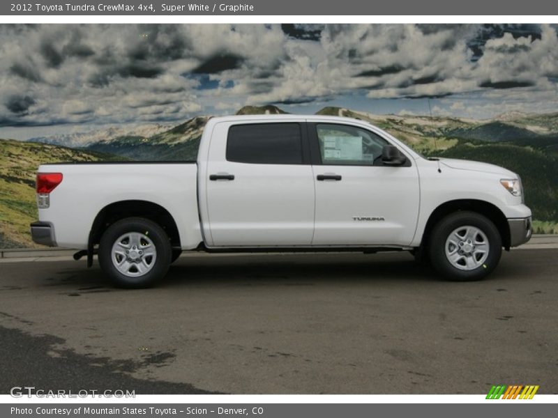 Super White / Graphite 2012 Toyota Tundra CrewMax 4x4