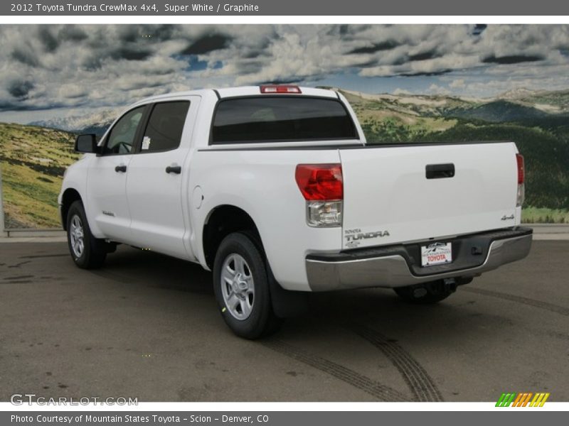 Super White / Graphite 2012 Toyota Tundra CrewMax 4x4