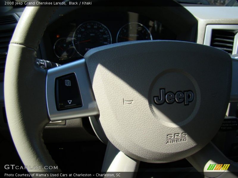 Black / Khaki 2008 Jeep Grand Cherokee Laredo