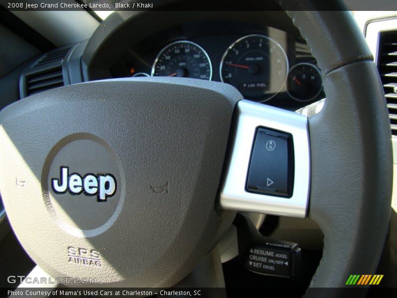 Black / Khaki 2008 Jeep Grand Cherokee Laredo