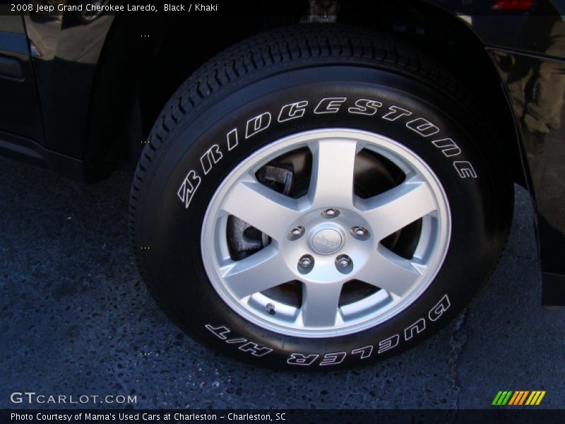 Black / Khaki 2008 Jeep Grand Cherokee Laredo