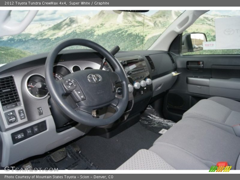 Super White / Graphite 2012 Toyota Tundra CrewMax 4x4