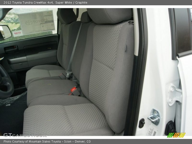 Super White / Graphite 2012 Toyota Tundra CrewMax 4x4