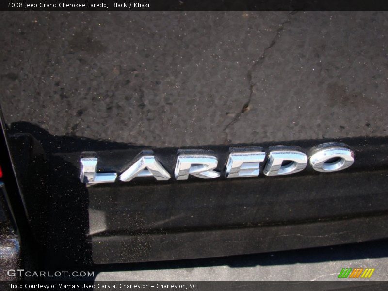 Black / Khaki 2008 Jeep Grand Cherokee Laredo
