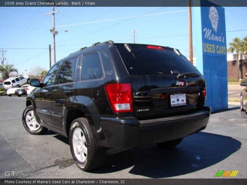 Black / Khaki 2008 Jeep Grand Cherokee Laredo