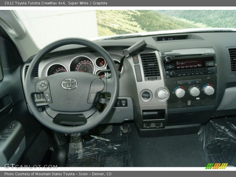 Super White / Graphite 2012 Toyota Tundra CrewMax 4x4