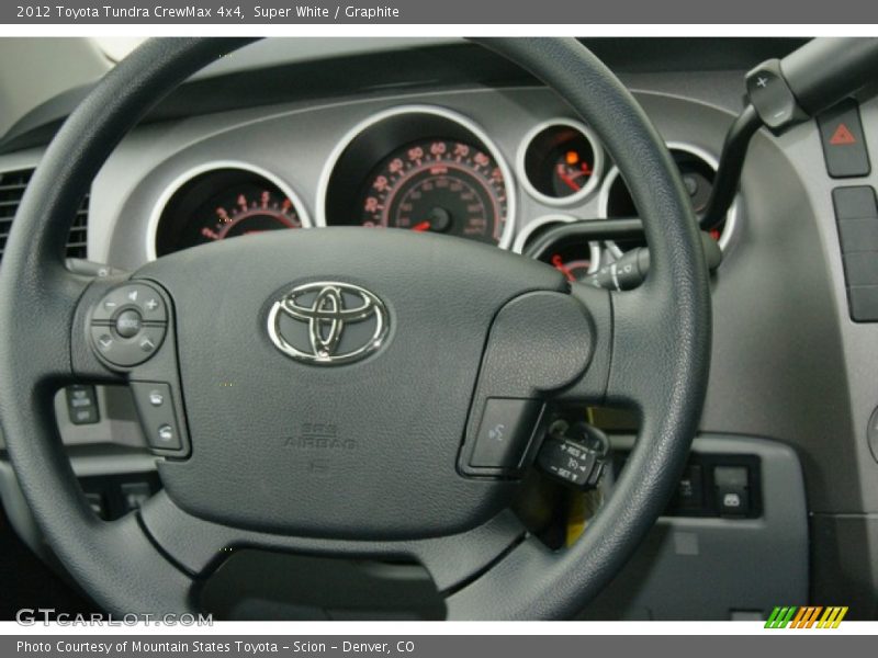 Super White / Graphite 2012 Toyota Tundra CrewMax 4x4