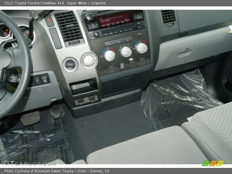 Super White / Graphite 2012 Toyota Tundra CrewMax 4x4