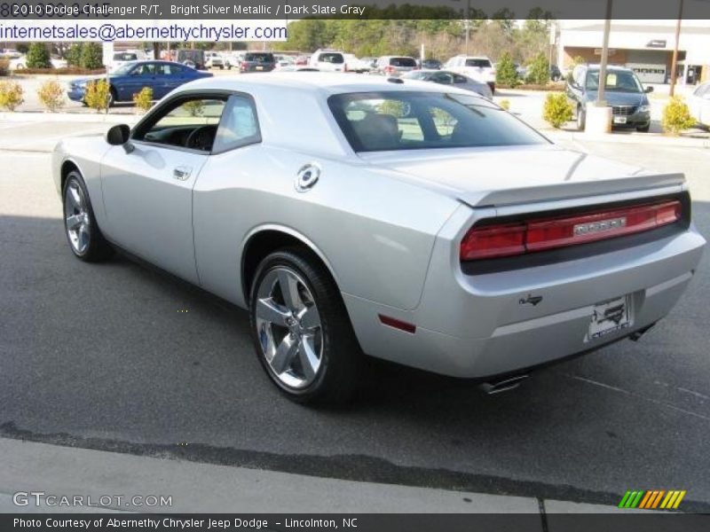 Bright Silver Metallic / Dark Slate Gray 2010 Dodge Challenger R/T