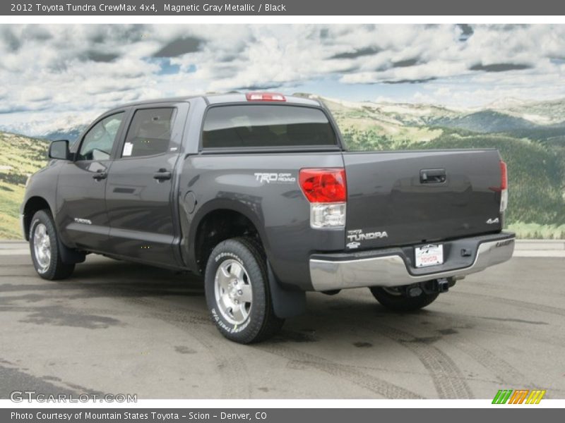 Magnetic Gray Metallic / Black 2012 Toyota Tundra CrewMax 4x4
