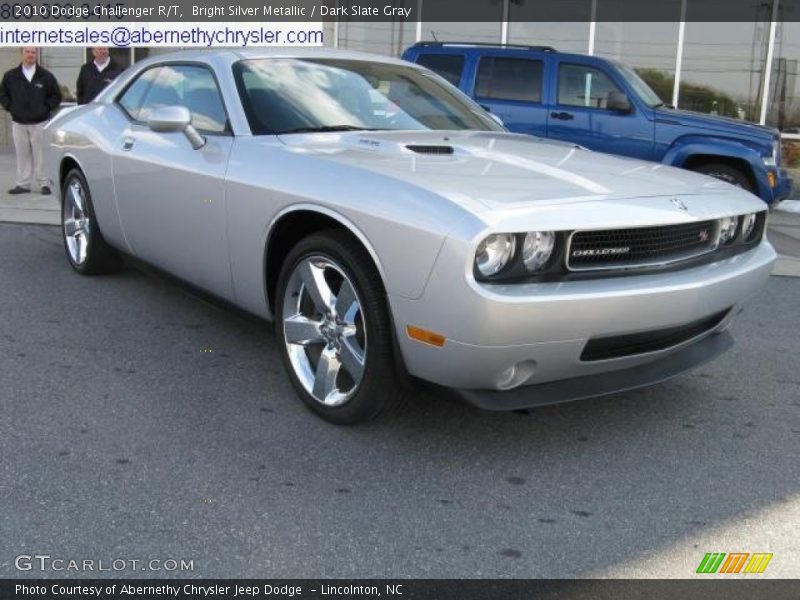 Bright Silver Metallic / Dark Slate Gray 2010 Dodge Challenger R/T