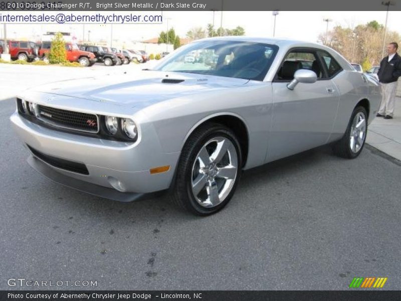Bright Silver Metallic / Dark Slate Gray 2010 Dodge Challenger R/T