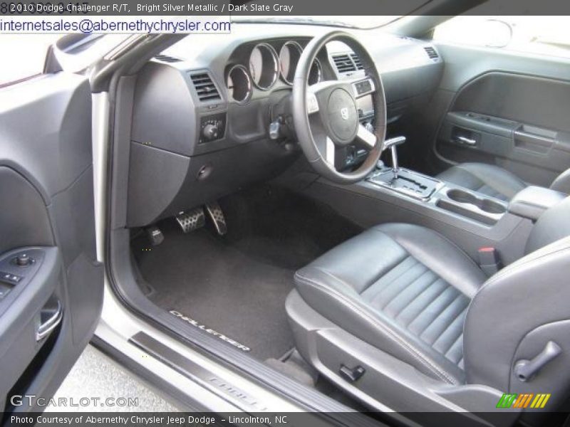 Bright Silver Metallic / Dark Slate Gray 2010 Dodge Challenger R/T