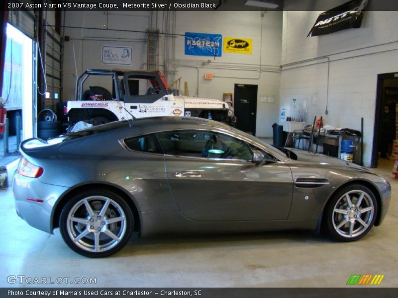 Meteorite Silver / Obsidian Black 2007 Aston Martin V8 Vantage Coupe