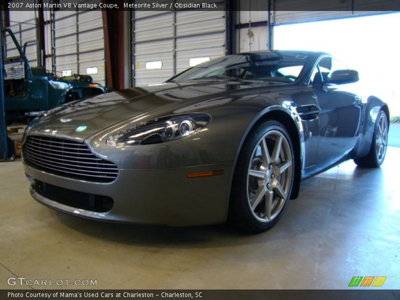 Meteorite Silver / Obsidian Black 2007 Aston Martin V8 Vantage Coupe
