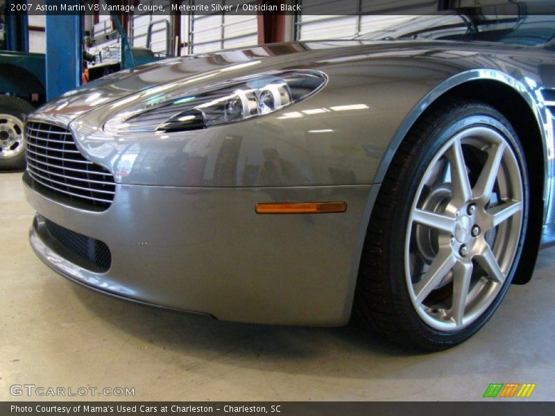 Meteorite Silver / Obsidian Black 2007 Aston Martin V8 Vantage Coupe