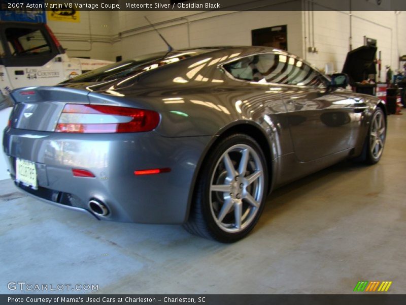 Meteorite Silver / Obsidian Black 2007 Aston Martin V8 Vantage Coupe