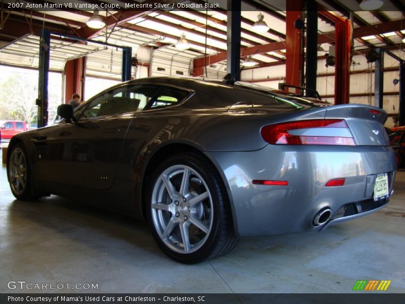 Meteorite Silver / Obsidian Black 2007 Aston Martin V8 Vantage Coupe