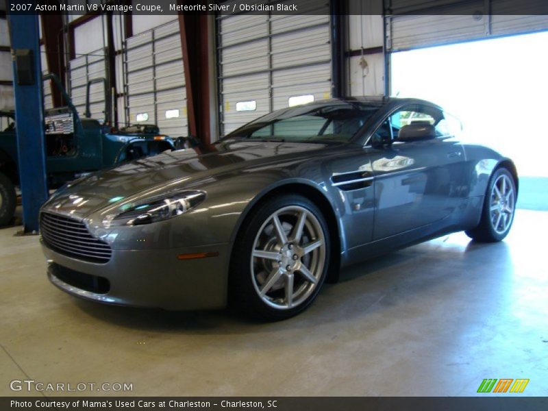 Meteorite Silver / Obsidian Black 2007 Aston Martin V8 Vantage Coupe
