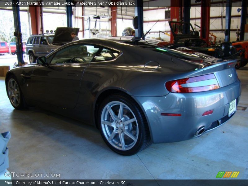 Meteorite Silver / Obsidian Black 2007 Aston Martin V8 Vantage Coupe